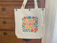 Love Like Jesus Tote Bag, Floral Faith Based Gift