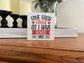 Christian Mini Wood Sign, Faith-Based Shelf or Tier Tray Decor