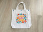 Love Like Jesus Tote Bag, Floral Faith Based Gift