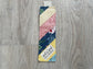 Handmade Quilted Scripture Bookmark Set – Scrappy Fabric with Stamped Bible Verses