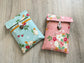 Handmade Quilted Kindle & Book Sleeve with Pocket – Blue or Pink Floral