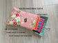 Handmade Quilted Kindle & Book Sleeve with Pocket – Blue or Pink Floral