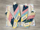 Handmade Quilted Scripture Bookmark Set – Scrappy Fabric with Stamped Bible Verses