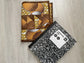Composition Notebook Cover, Quilted Handmade Fabric Journal, Modern Circles