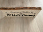 Christmas Wooden Nativity Sign - Rustic Farmhouse Decor