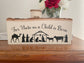 Christmas Wooden Nativity Sign - Rustic Farmhouse Decor