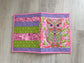 Handmade Notebook Cover - Pink Purple Owl