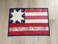 Patchwork Flag Quilted Table Topper