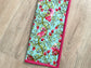 Flat/Curling Iron Quilted Case, Pink and Aqua