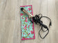 Flat/Curling Iron Quilted Case, Pink and Aqua
