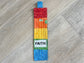 Bright & Bold Quilted Scripture Bookmarks – Set of 4 Handmade Pieces