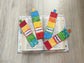 Bright & Bold Quilted Scripture Bookmarks – Set of 4 Handmade Pieces