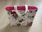Vintage Floral Quilted Bible Tote