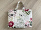 Vintage Floral Quilted Bible Tote