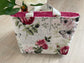 Vintage Floral Quilted Bible Tote