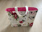 Vintage Floral Quilted Bible Tote