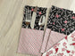 Red Stripe Christmas Cutlery Pockets Set
