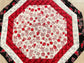 Christmas Quilted Octagon Table Topper