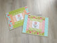 Handmade Quilted Placemats, Set of 2 Spring Table Decor Mats