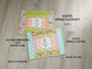 Handmade Quilted Placemats, Set of 2 Spring Table Decor Mats