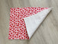 Handmade Strawberry Kitchen Gift Set – Dish Mat, Cloth & Reusable Sponges