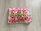 Handmade Strawberry Kitchen Gift Set – Dish Mat, Cloth & Reusable Sponges