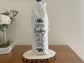 Funny Christmas Wine Gift Bag: "Survive Christmas" Burlap Sack