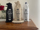 Funny Christmas Wine Gift Bag: "Survive Christmas" Burlap Sack