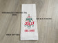 Personalized Christmas Tree Kitchen Towel, Holiday Decor