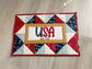 Americana Quilted Table Centerpiece
