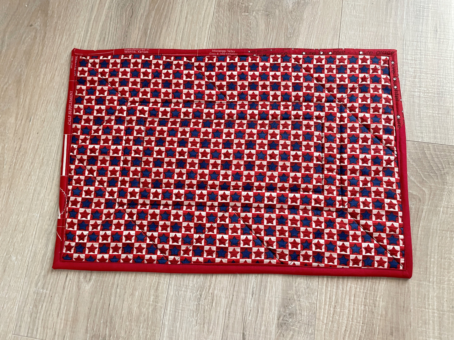 Americana Quilted Table Centerpiece