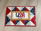 Americana Quilted Table Centerpiece