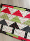 Handmade Quilted Casserole Hot Pad, Scrappy Oversized Christmas Kitchen Potholder