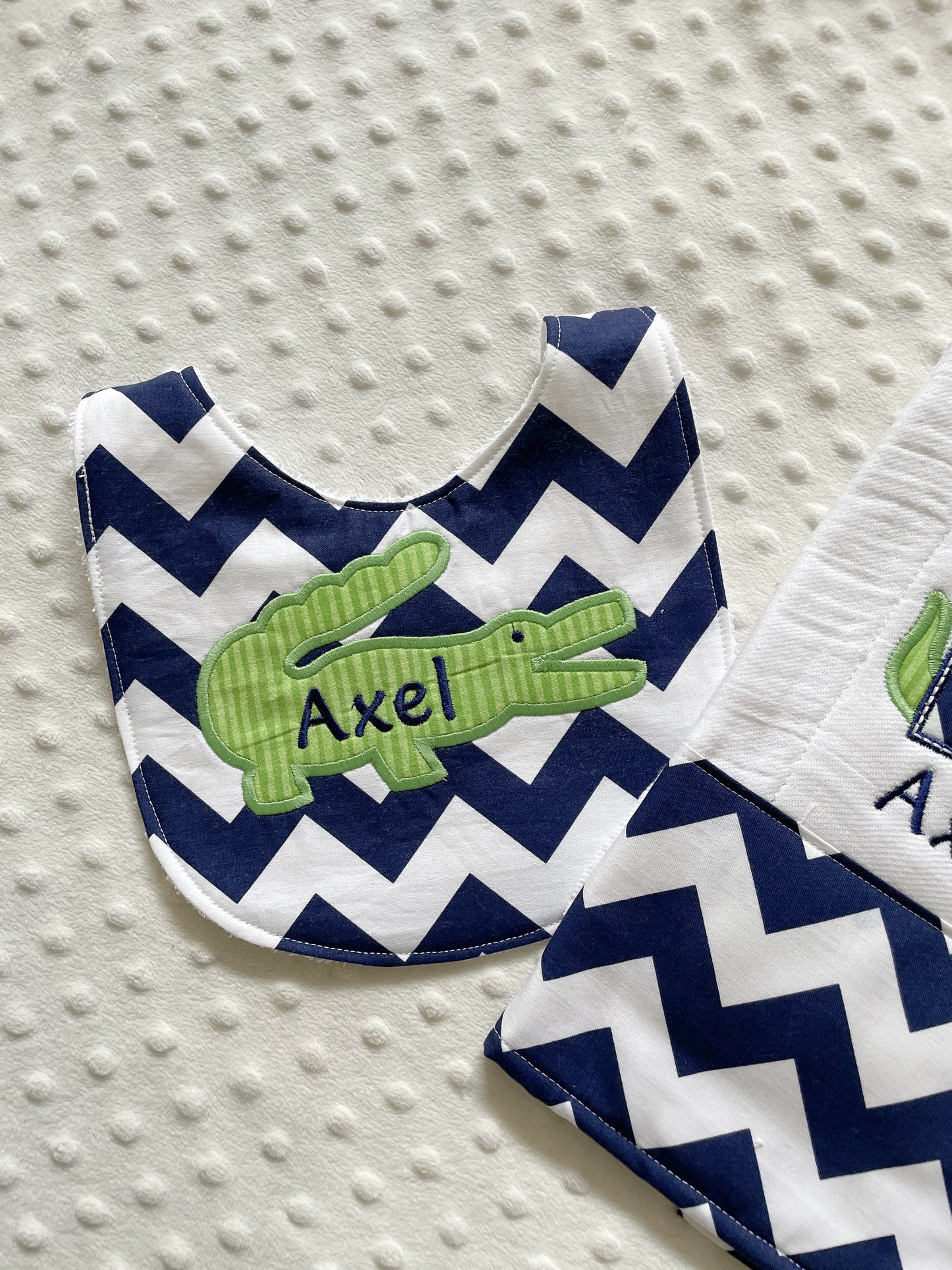 Personalized Alligator Baby Gift Set | Custom Name Set