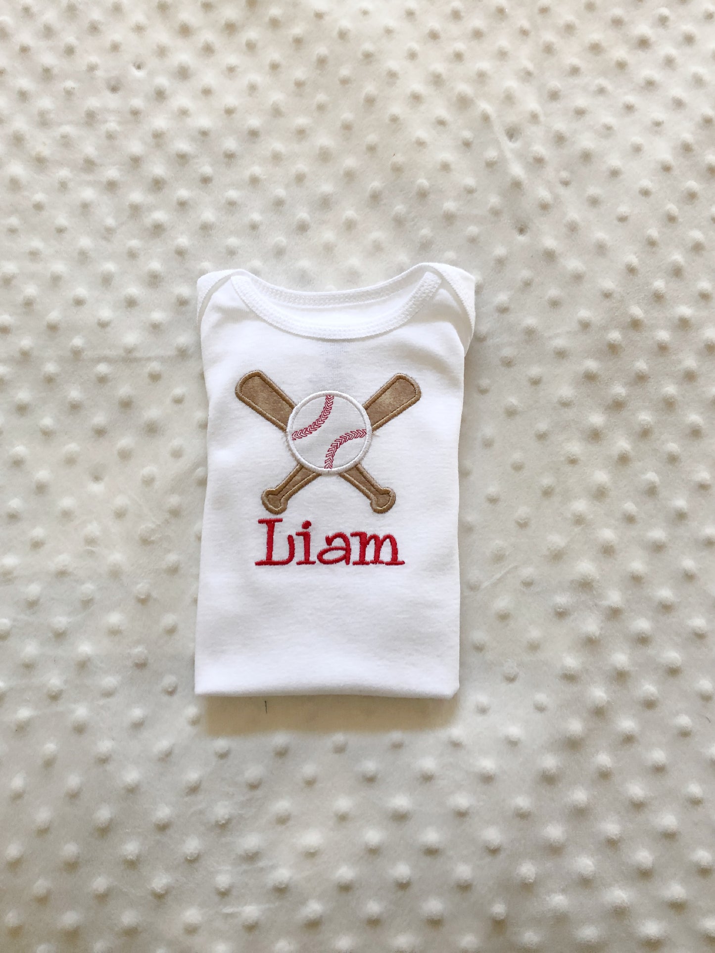 Personalized Baseball Baby Gift Set & Custom Layette