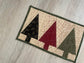 Quilted Pine Tree Mug Rug: Handmade Country Farmhouse Snack Mat
