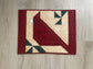 Cardinal Quilted Hot Pad: Oversized Casserole Trivet, Handmade Kitchen Decor