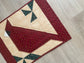 Cardinal Quilted Hot Pad: Oversized Casserole Trivet, Handmade Kitchen Decor