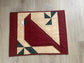 Cardinal Quilted Hot Pad: Oversized Casserole Trivet, Handmade Kitchen Decor