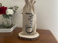 Burlap Wine Gift Bag: "Cheers" Holiday Favor