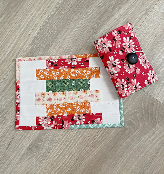 Tea Bag Organizer & Coaster Set, Handmade Gift