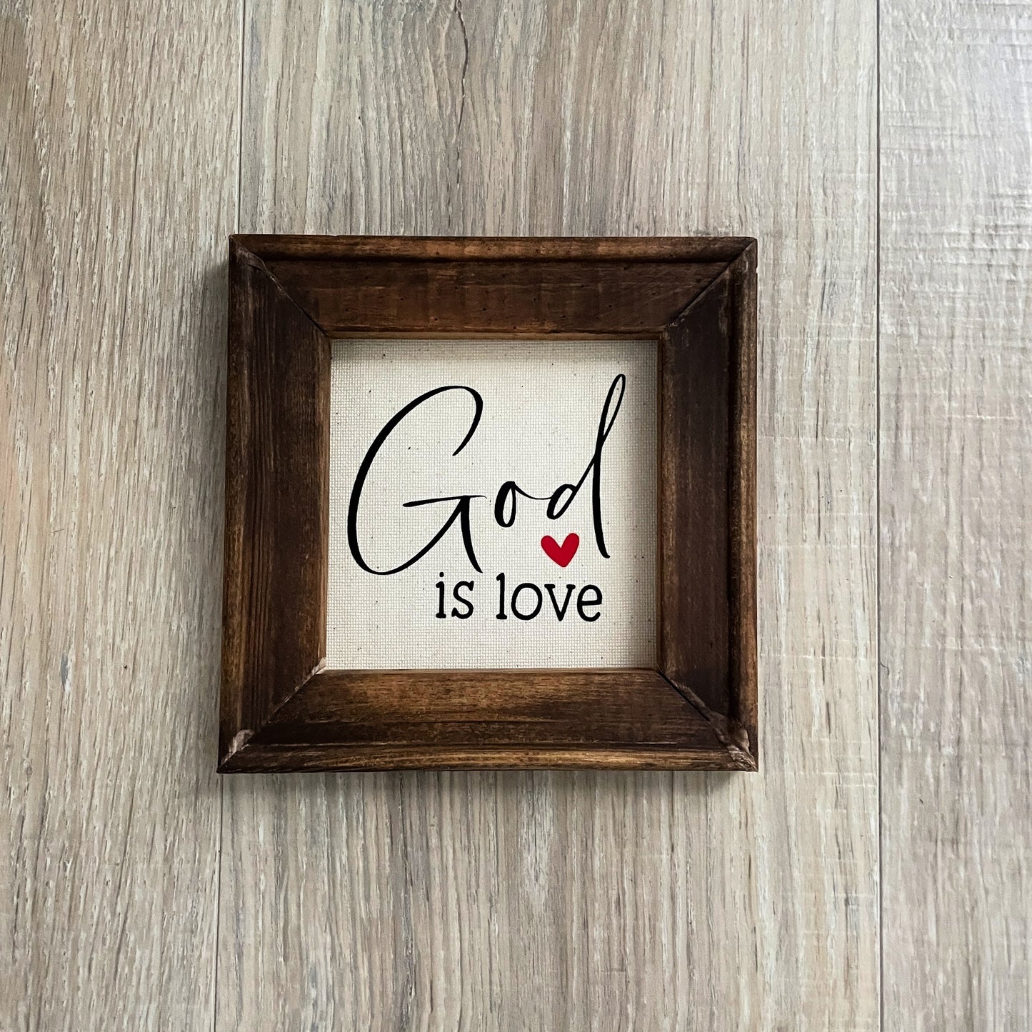 Christian Mini Wood Signs, Faith Based Wall Decor