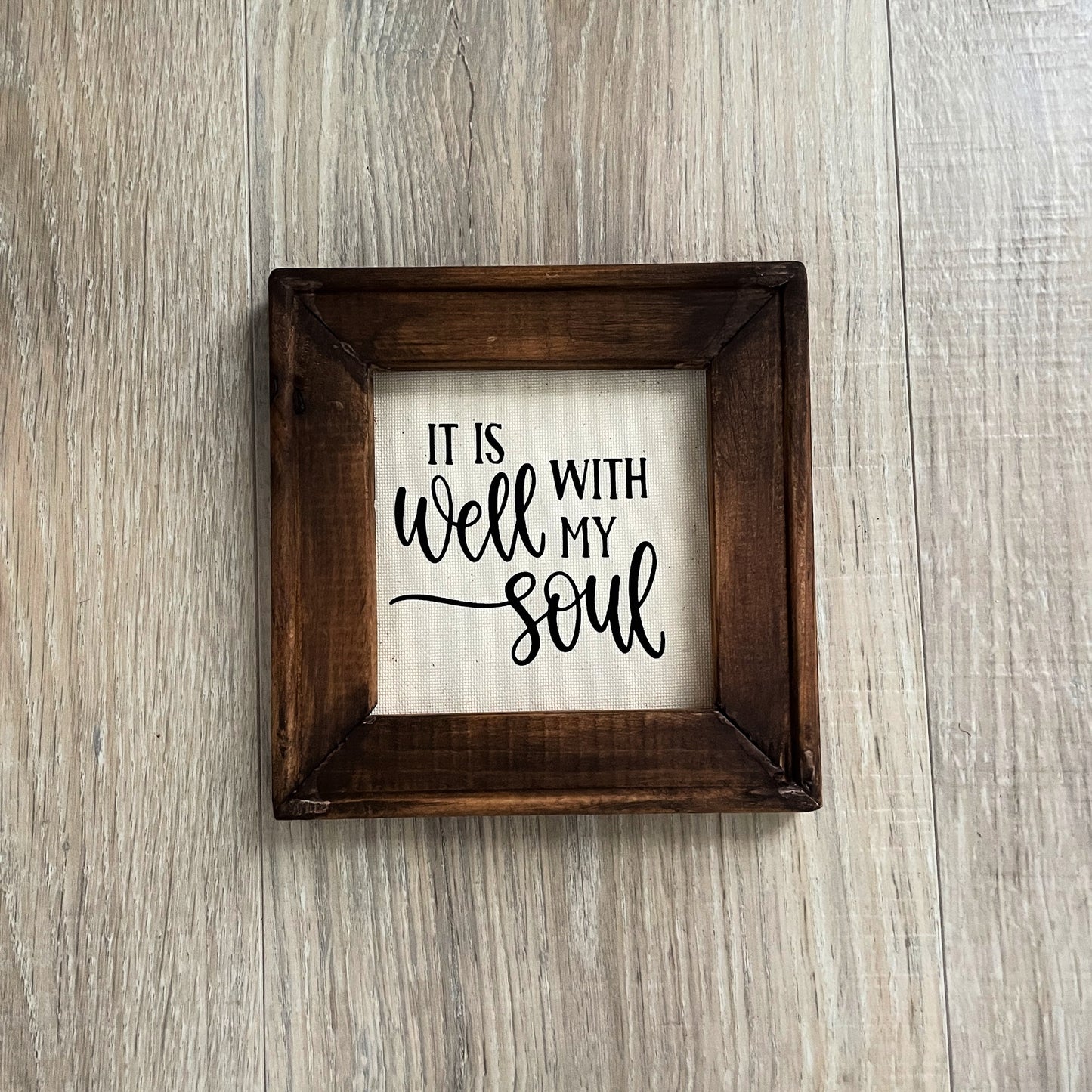 Christian Mini Wood Signs, Faith Based Wall Decor