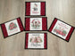 Quilted Christmas Mug Rugs – Farmhouse Fabric Coasters (Choose Your Design)