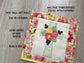 Christian Cross Quilted Small Wall Art, Faith-Based Spring Mini Quilt