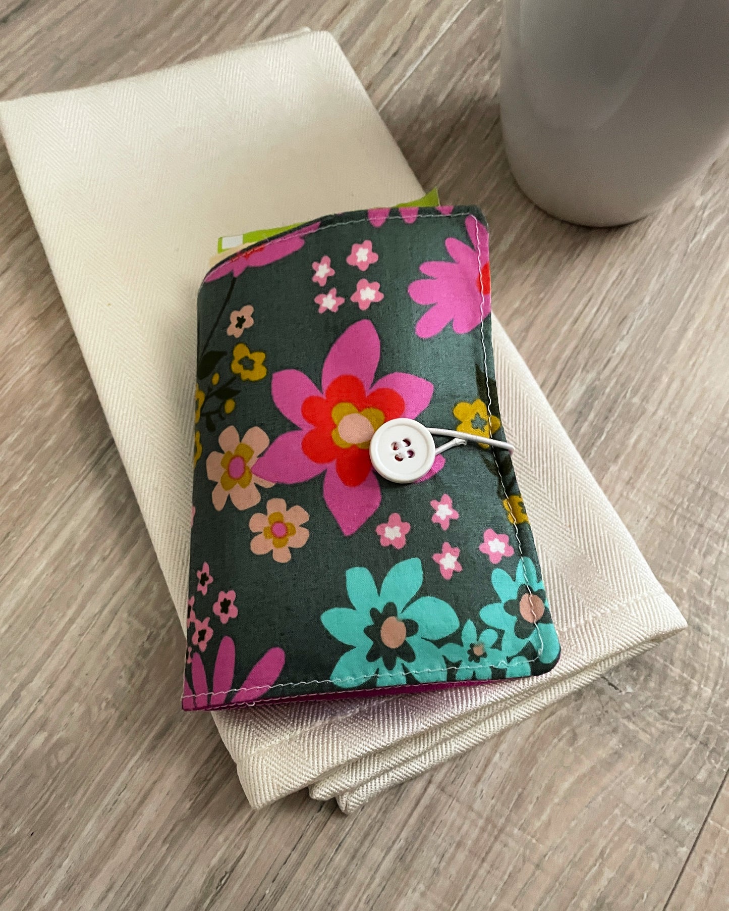 Tea Wallet, Tea Bag Holder Handmade