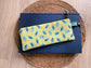 Small Quilted Zipper Pouch / Pencil Pouch / Sunglass Case