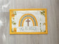 Christian Mug Rug Coaster, He Is Risen