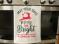 Personalized Christmas Kitchen Towel – Custom Family Name Holiday Decor