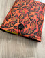 Book Sleeve for Books or Tablets, Padded Butterfly Bible Cover